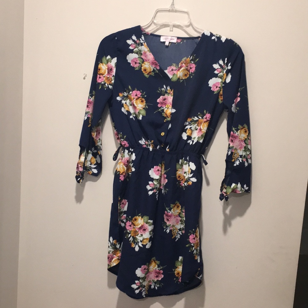 Dark blue dress